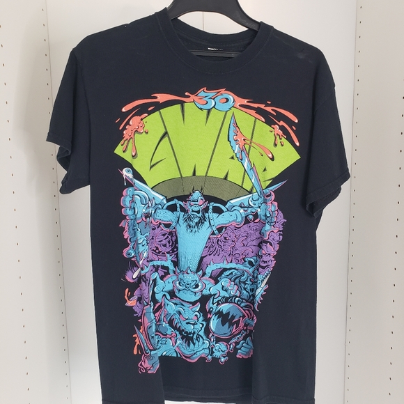 GWAR 30 years black concert tshirt - Picture 1 of 6